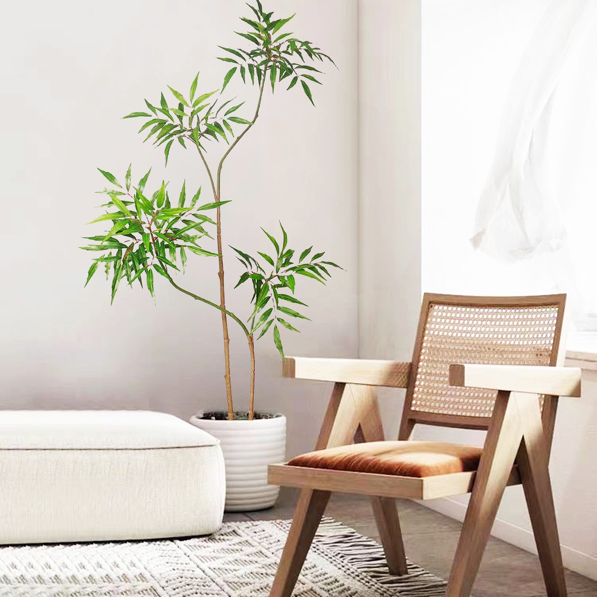 인공 반얀나무 가짜 식물 플라스틱 야자수, 열대 시뮬레 - Ficus Lyrata Tree 리뷰 및 가격