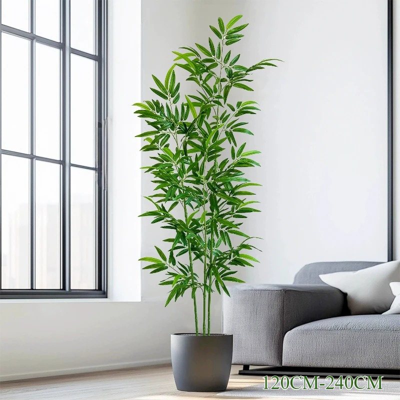 인조 녹색 대나무 무변색 분리형 대나무 120CM~24 - Ficus Lyrata Tree 리뷰 및 가격