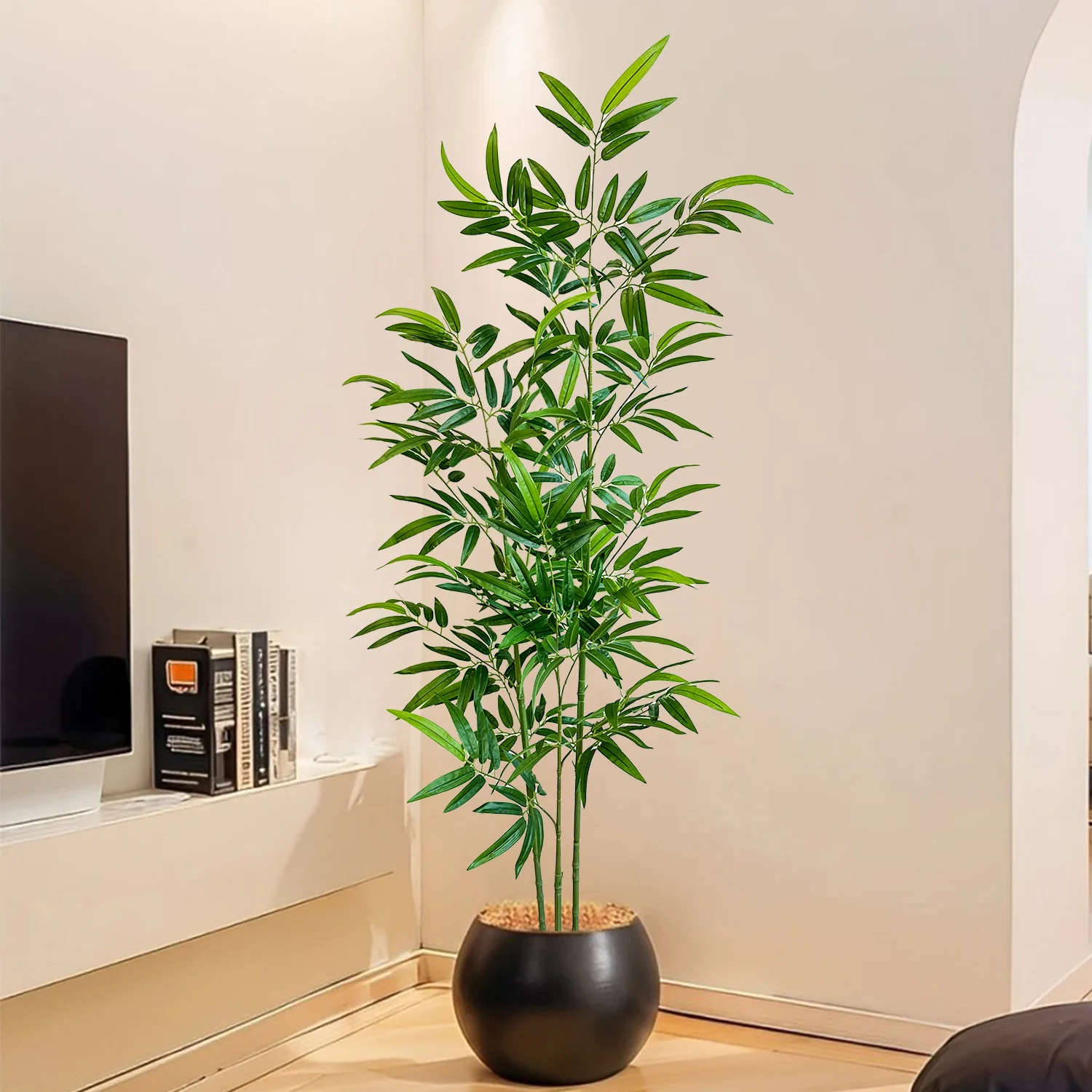 인조 녹색 대나무 무변색 분리형 대나무 120CM~24 - Ficus Lyrata Tree 리뷰 및 가격